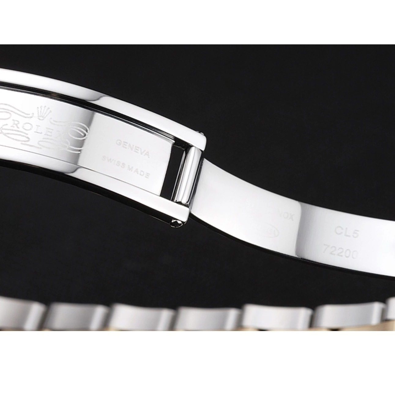 Aaa fake watches Bracelet Two White Swiss Gold Yacht-Master Stainless Steel Case Dial Bezel Tone Rolex 0719